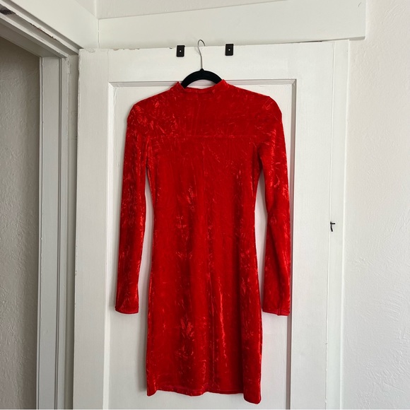 Red Velvet Urban Outfitters Dress - Picture 1 of 3